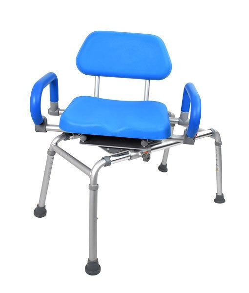 Royale Medical Transfer Bench – Sliding + Swivel Bench Aluminium Rust Free