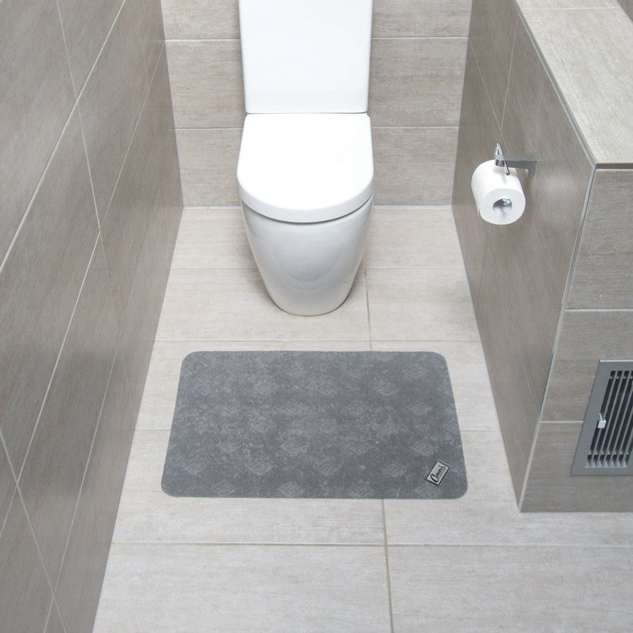 Absorbent and Waterproof Floor Mat - Grey 45cm x 70cm