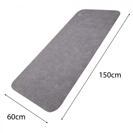 Anti Slip Absorbent Floor Mat - Long Runner - Grey