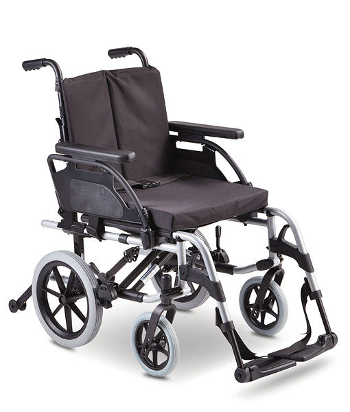 Sunrise Medical Breezy Basix Half Folding Back Wheelchair (Transit 16"/18"/20")