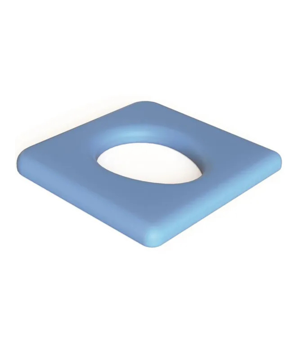 KCare Shower Commode Polyurethane Closed Seat 44.5 cm