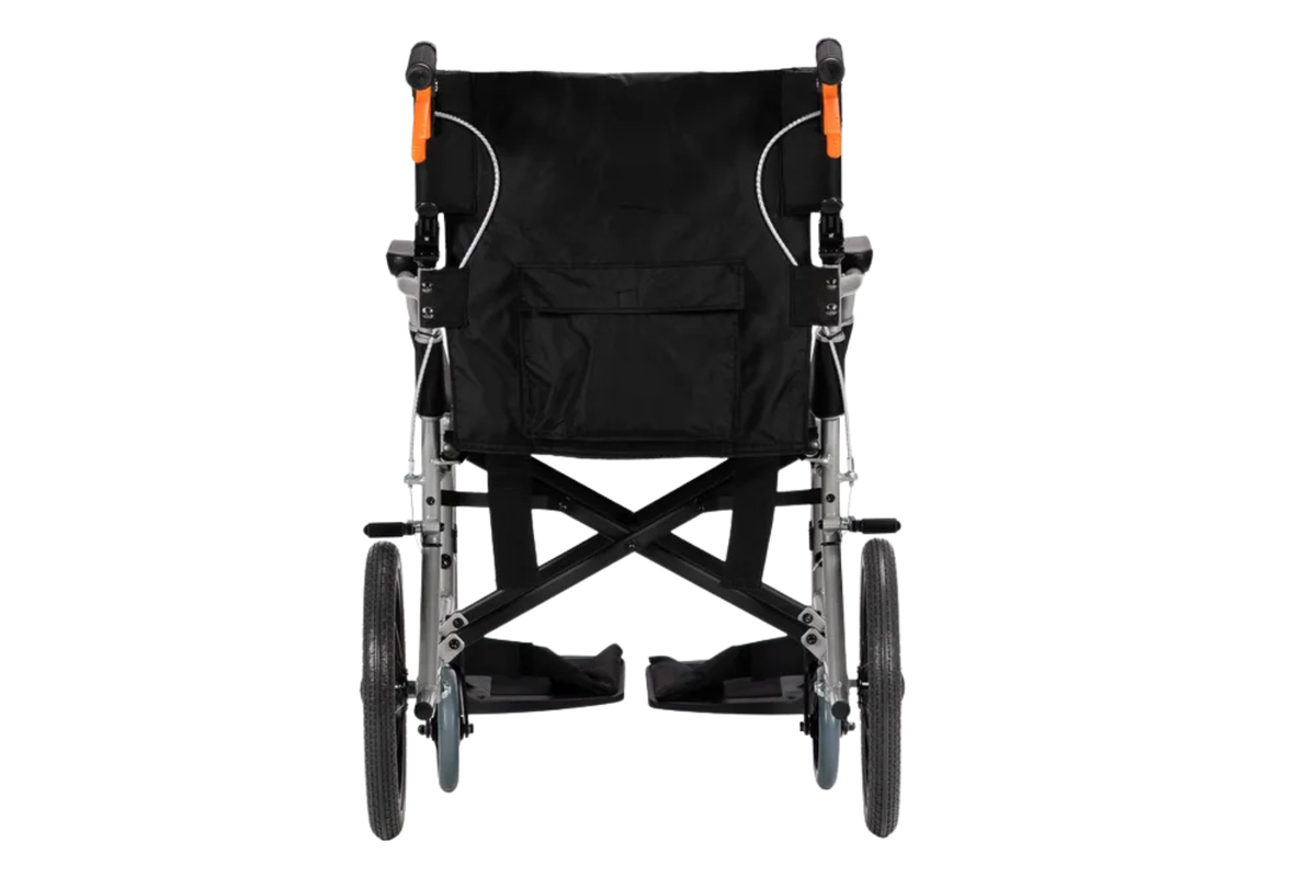 Karma Ergo Lite Deluxe Wheelchair Ultra-lightweight transit wheelchair with comfort (Transit 16")
