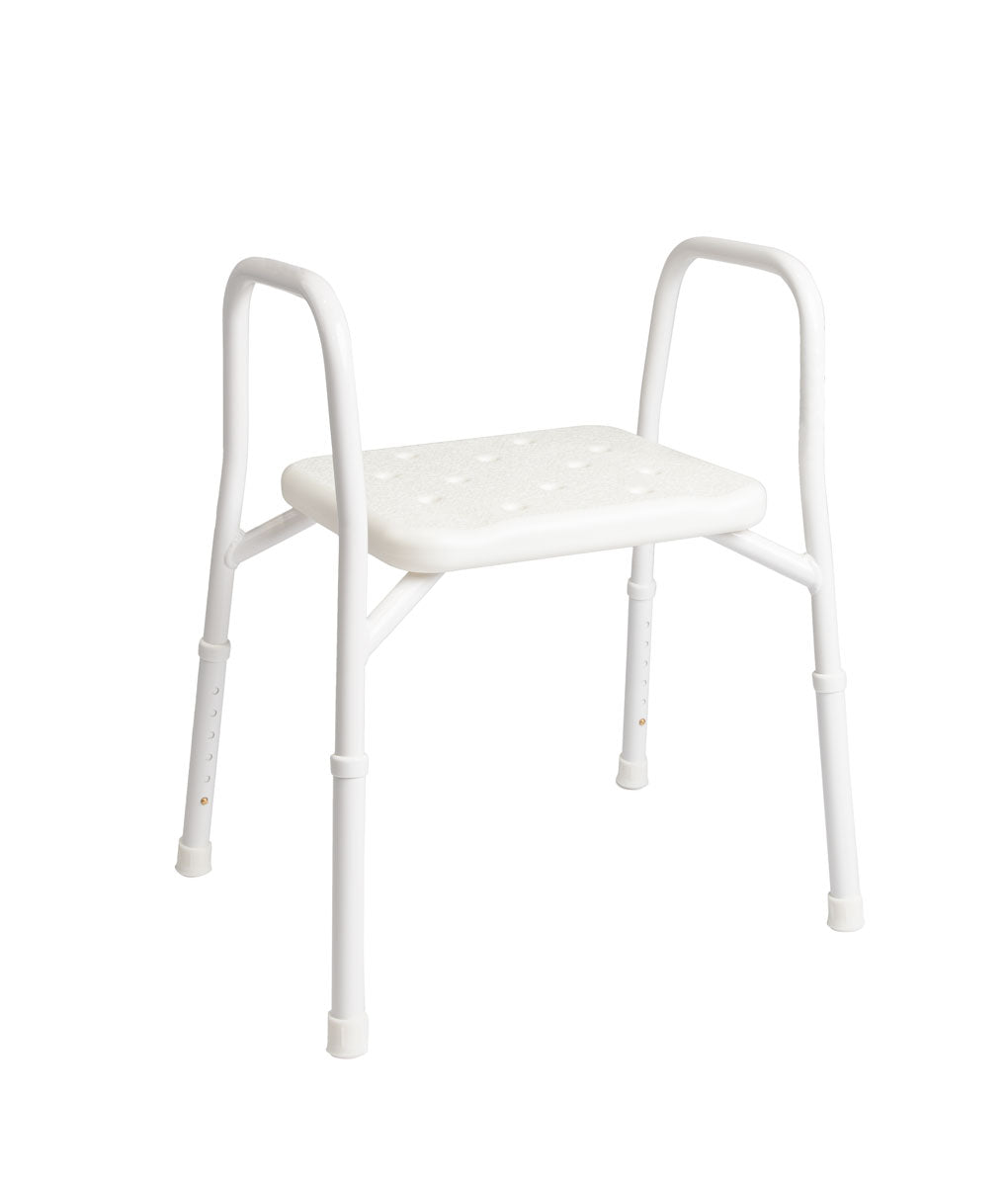 Hero Medical Shower Stool – Non Padded Aluminium Rust Free