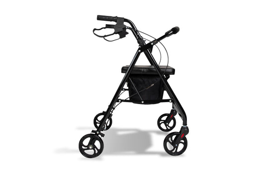 Hero Medical 4-Wheeled Mobility Walker – Walking Frame with Rollator