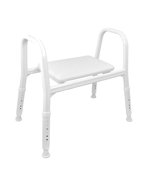 Shower Stool - Royale Medical Padded Bariatric Premium Aluminium