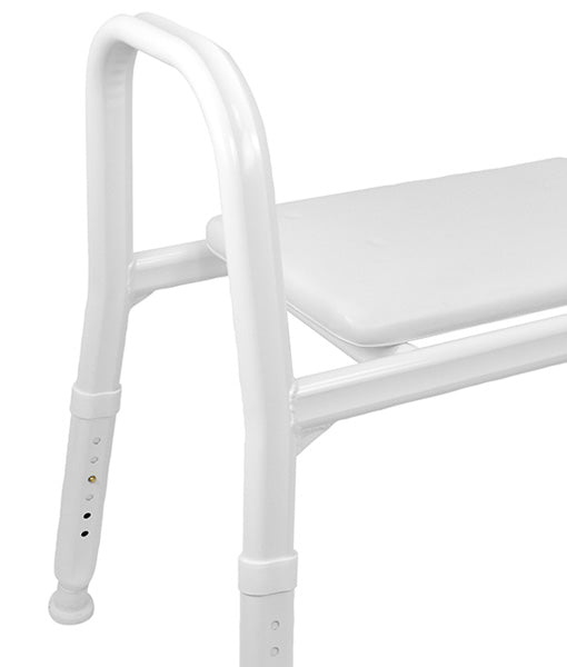 Shower Stool - Royale Medical Padded Bariatric Premium Aluminium
