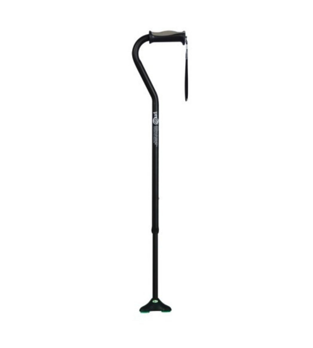 Hugo Offset Cane w/Quad Pod Tip Quad Cane