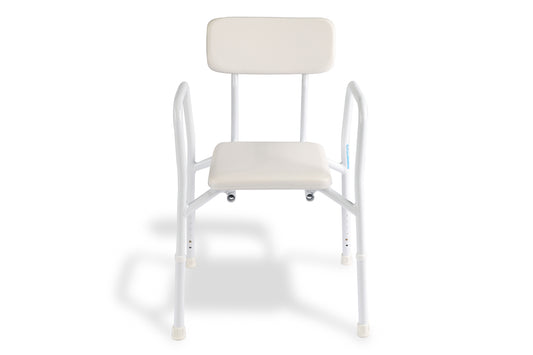 Hero Medical Shower Stool Padded Seat β Aluminium Rust Free