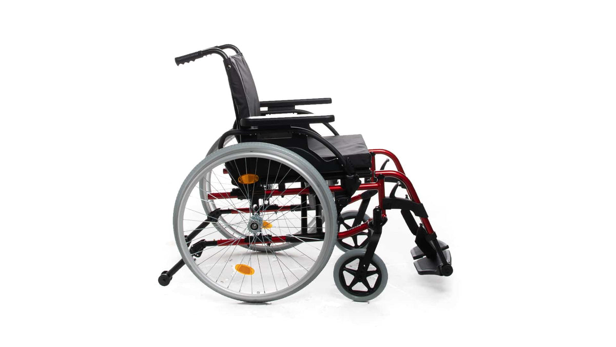 Sunrise Medical Breezy Basix Fixed Back Self-Propelled Wheelchair 14"
