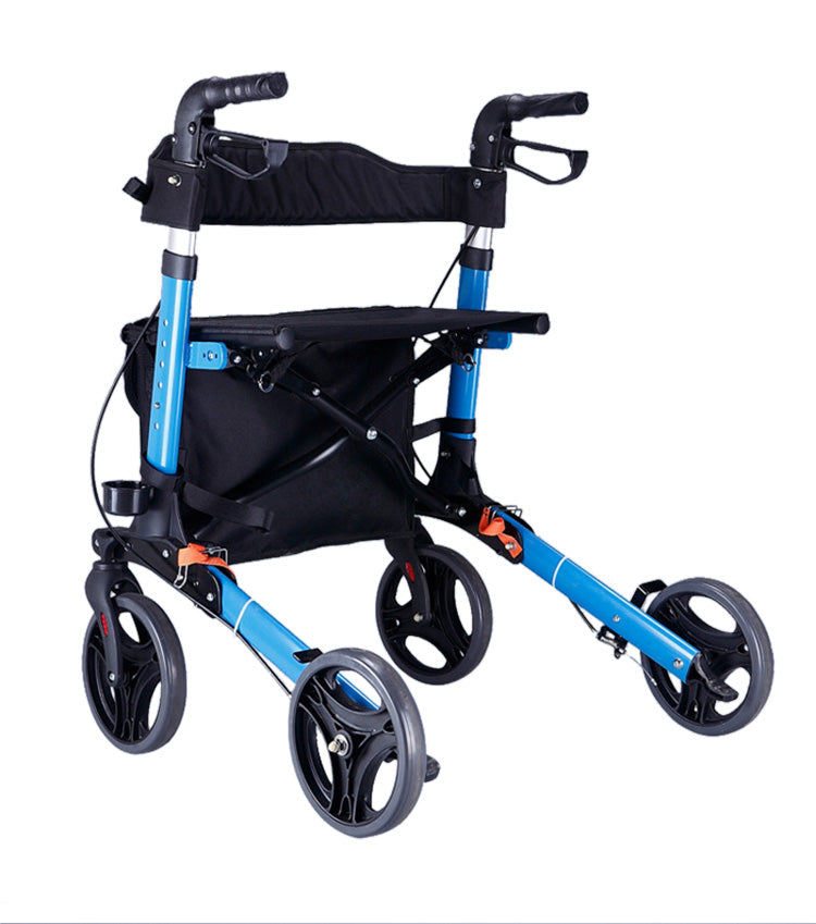 Travel Lite Portable Outdoor Seat Walker with Seat and Bag + Crutch Holder