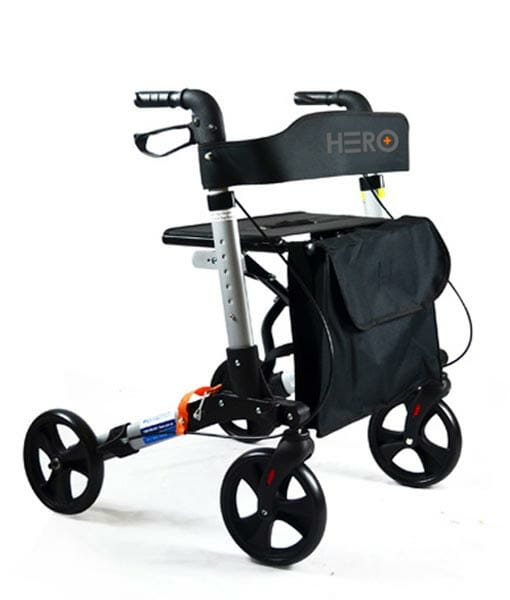 Travel Lite Portable Outdoor Seat Walker with Seat and Bag + Crutch Holder