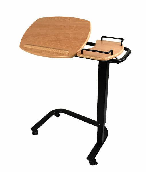 Royale Medical Over Bed Table with Tilting Split table