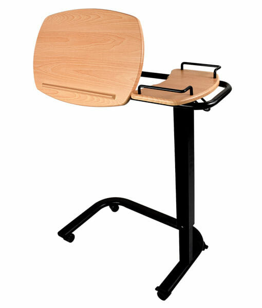 Royale Medical Over Bed Table with Tilting Split table
