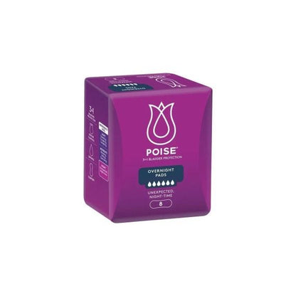 Poise Pads Overnights 10023812 400x130mm Female 770ml 400mm White