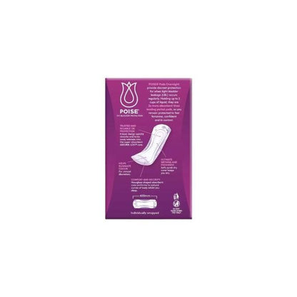 Poise Pads Overnights 10023812 400x130mm Female 770ml 400mm White