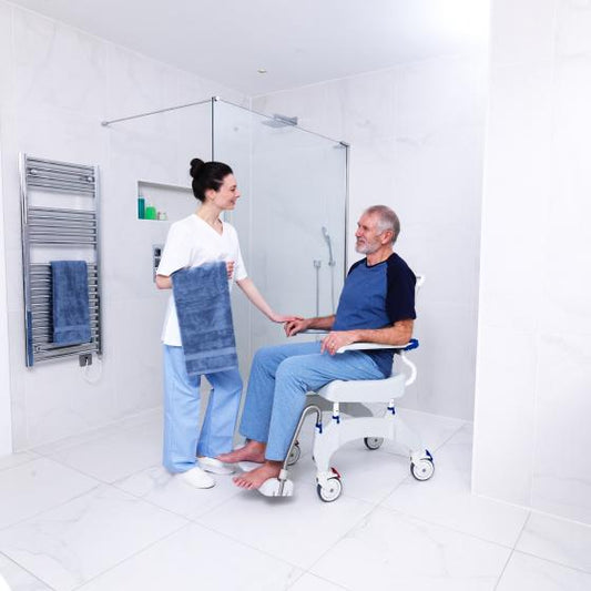 Aquatec Ocean Ergo Dual VIP Transit Tilt & Recline Shower Commode