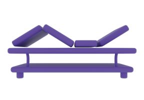 IC280 Junior Homecare Bed - Vinyl Scarlett