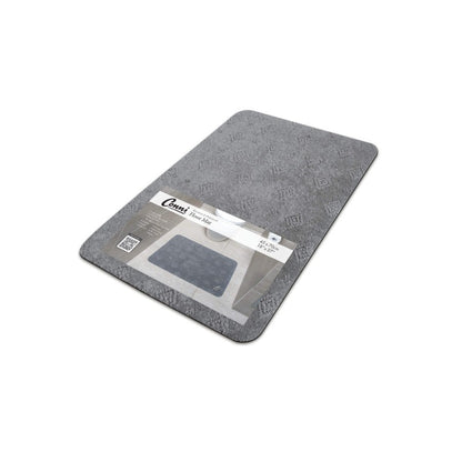 Absorbent and Waterproof Floor Mat - Grey 45cm x 70cm