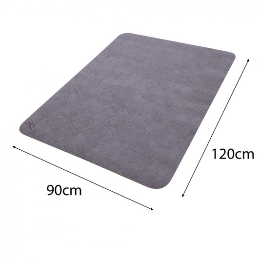 Anti Slip Absorbent Floor Mat - Double Classic - Grey