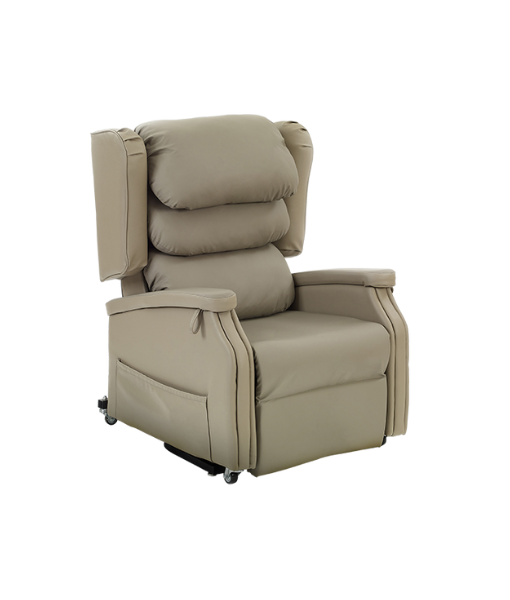 Configura Comfort Beige Vinyl Lift Chair (Twin Motor)