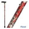 Days Patterned Folding Walking Stick