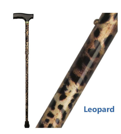 Days Patterned Folding Walking Stick