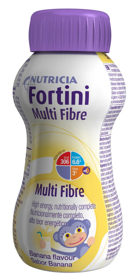 Nutricia Fortini Multi Fibre 200mL, Box of 24 - All Flavours