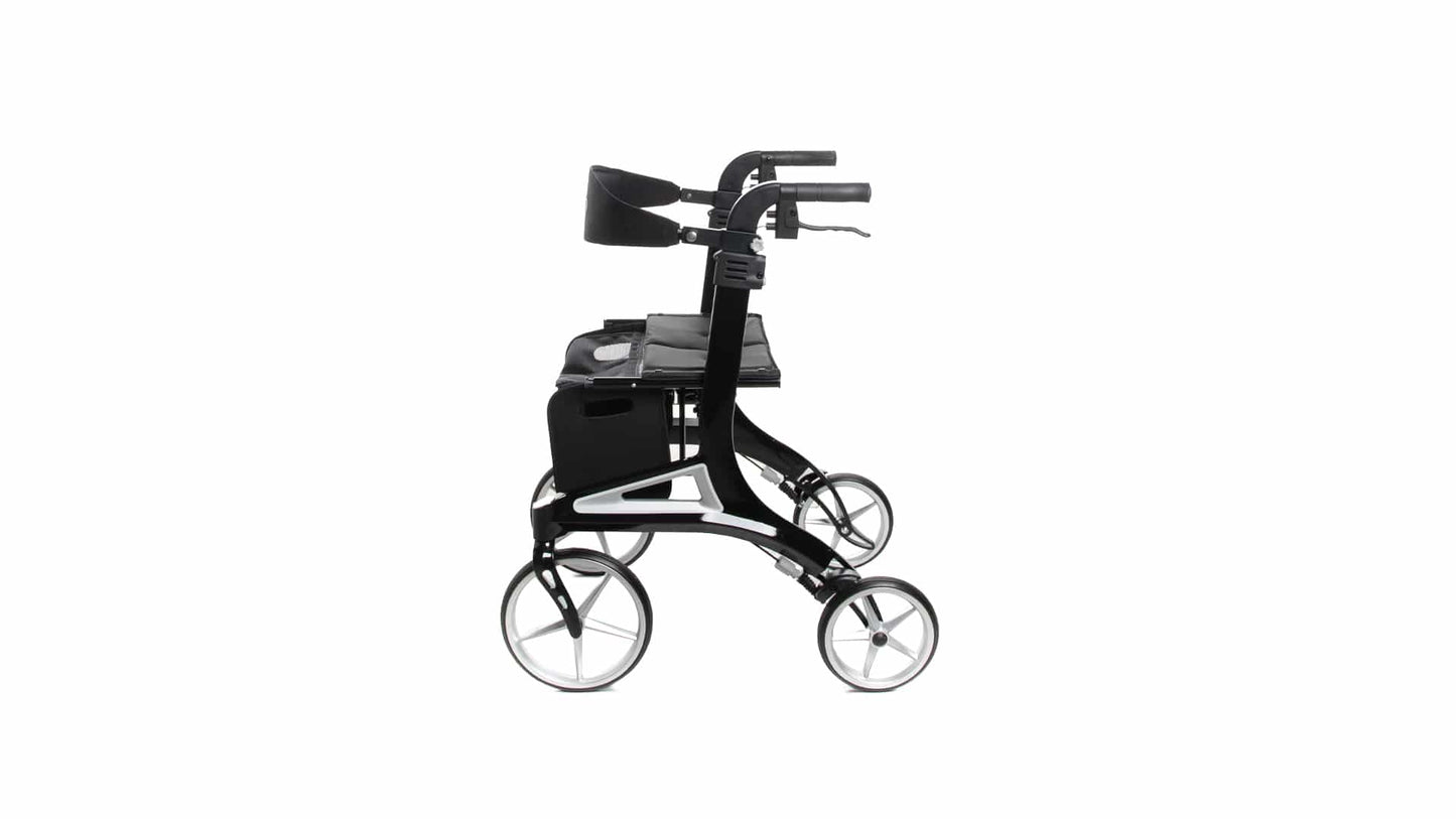 Hero Medical Outdoor Lite Seat Walker (Aluminium) black