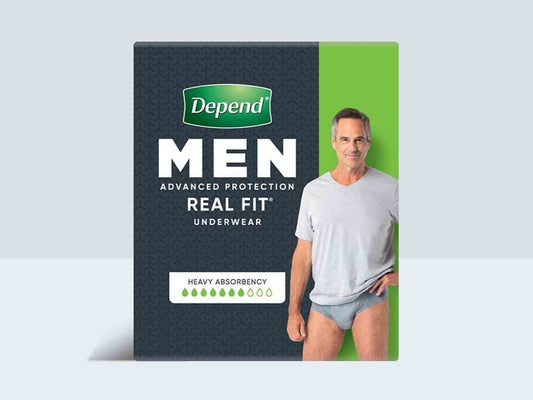 Depend Real Fit Underwear for Men Large 8