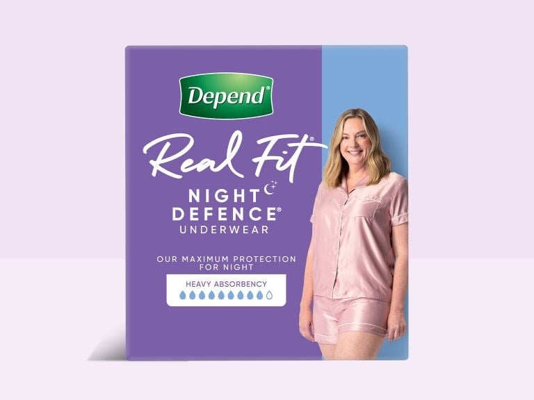 Depend Real Fit Night Defence Underwear for Women Large 8