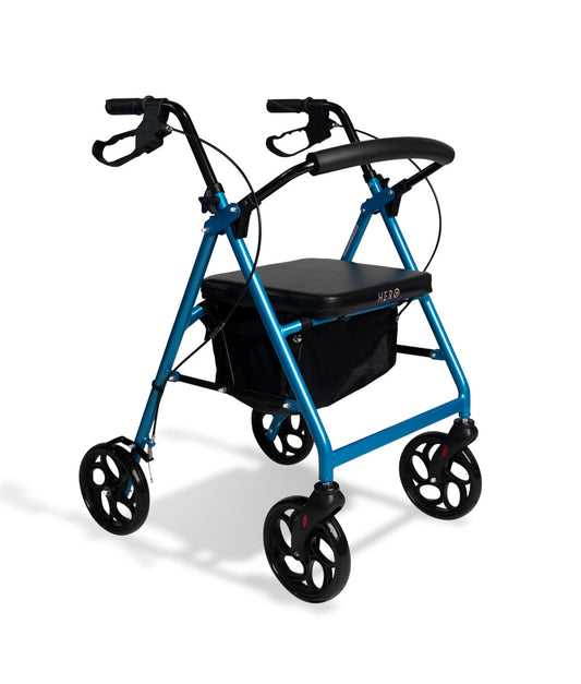 Hero Medical Quad Seat Walker – 8 inch wheels