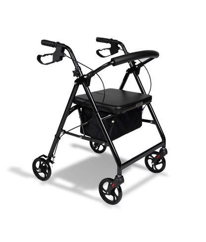 Hero Medical 4-Wheeled Mobility Walker – Walking Frame with Rollator