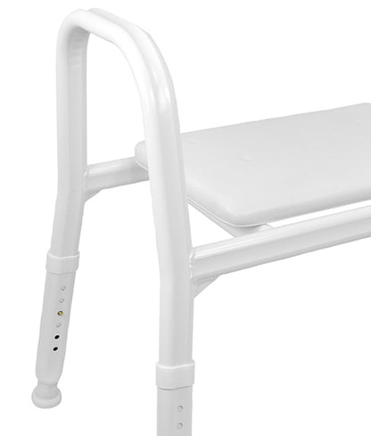 Shower Stool - Royale Medical Padded Bariatric Premium Aluminium
