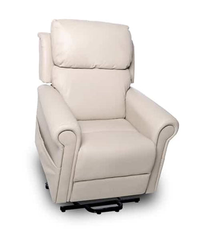 AAL - Quad Motor with Head & Lumbar Power Royale Chadwick Leather Taupe Beige