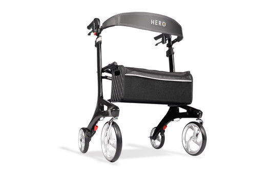 Hero Medical Heavy Duty Outdoor Lite Walker – Carbon Fibre