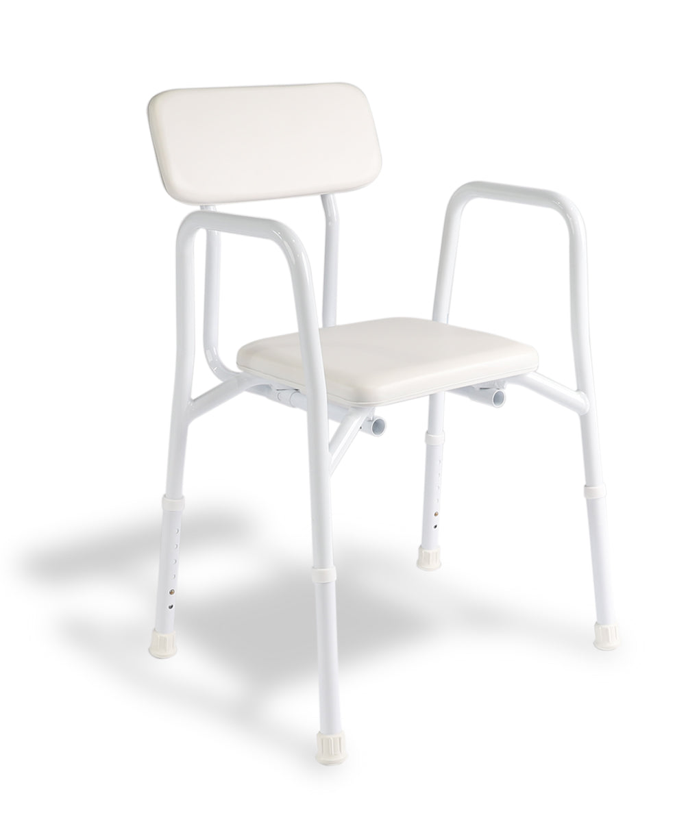Hero Medical  Shower Stool Padded Seat – Aluminium Rust Free