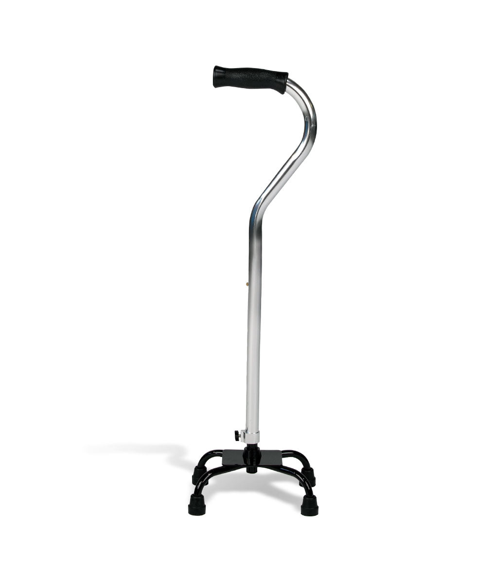 Walking Stick Quad Cane with Small Base