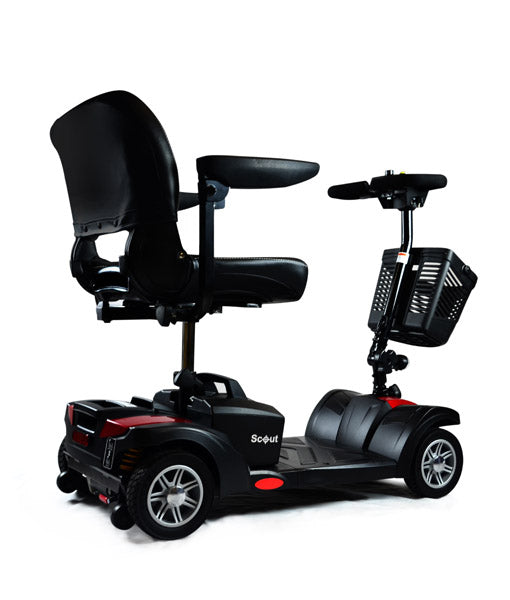 Scooter - Drive Scout Sport Quattro with Suspension + 22AH x 2 Suited Batteries - Drive Medical