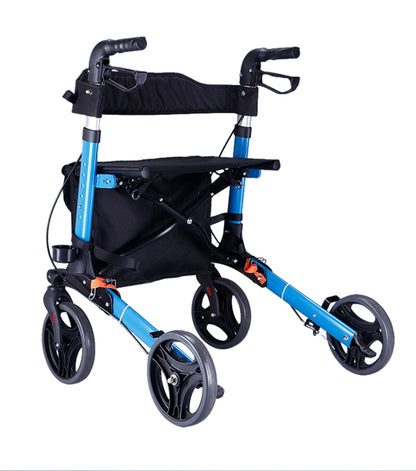 Travel Lite Portable Outdoor Seat Walker with Seat and Bag + Crutch Holder