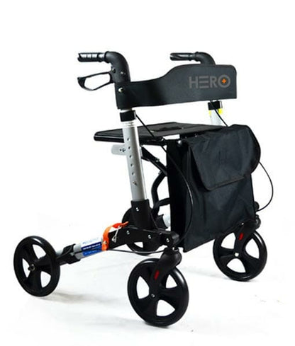 Travel Lite Portable Outdoor Seat Walker with Seat and Bag + Crutch Holder